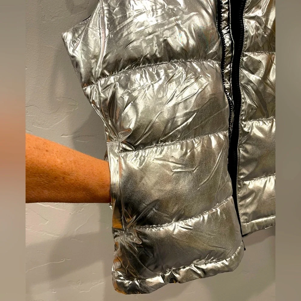 Silver Foil Chrome Puffer - Picture 8 of 9